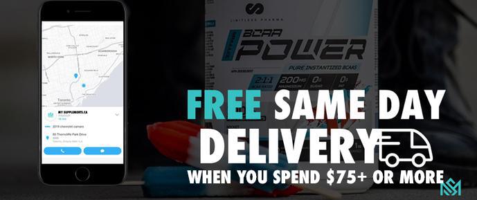 SHIPPING & SAME DAY DELIVERY | Online Supplement Store Canada