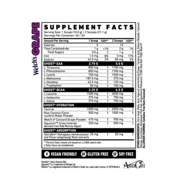 Ghost Lifestyle - Amino EAA - 40 Servings