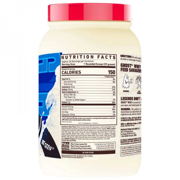 Ghost Lifestyle - Whey Protein - 2lbs