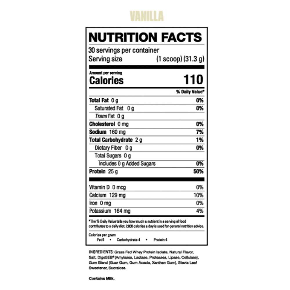 HD Muscle - PRO HD Grass Fed Protein - 2.2lbs
