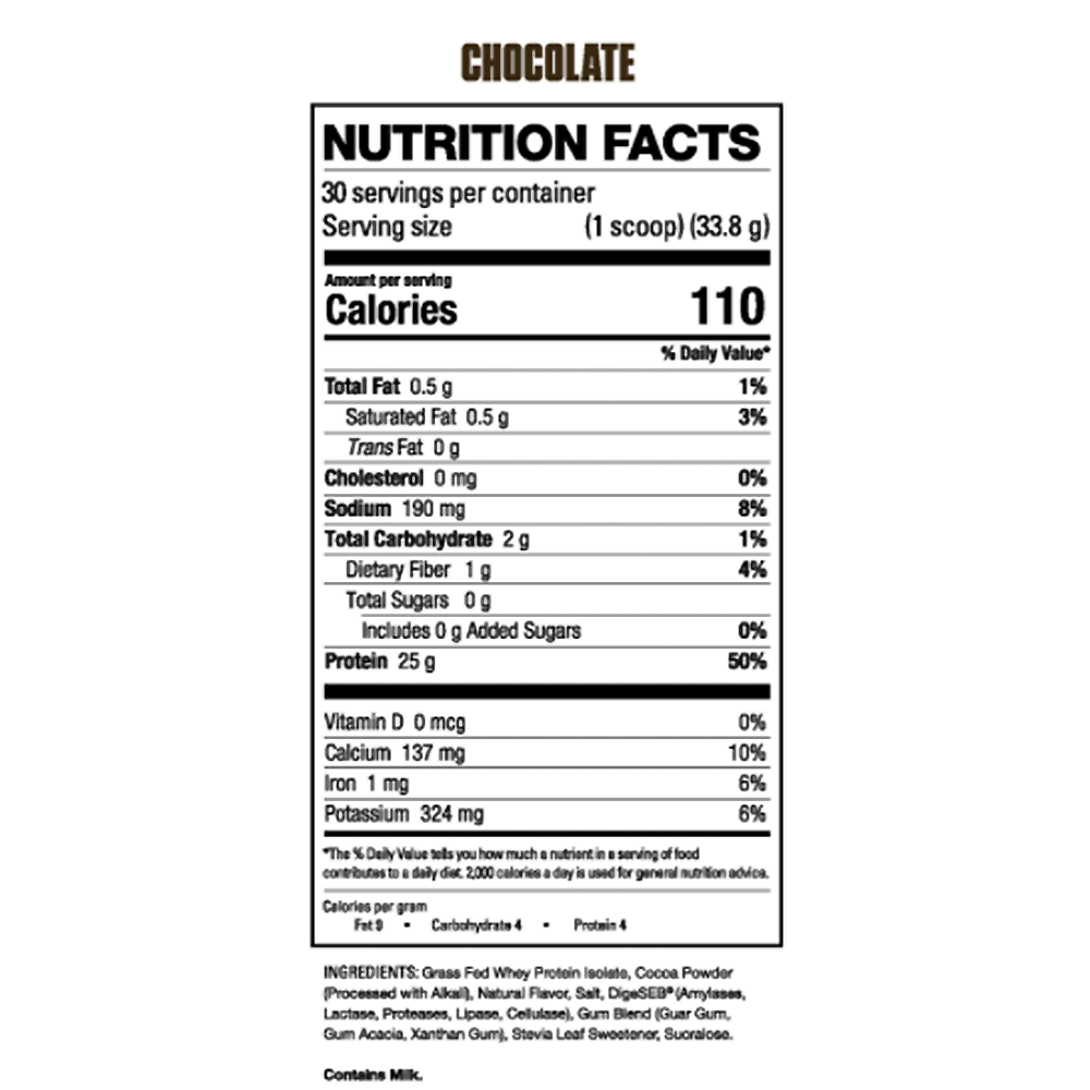 HD Muscle - PRO HD Grass Fed Protein - 2.2lbs