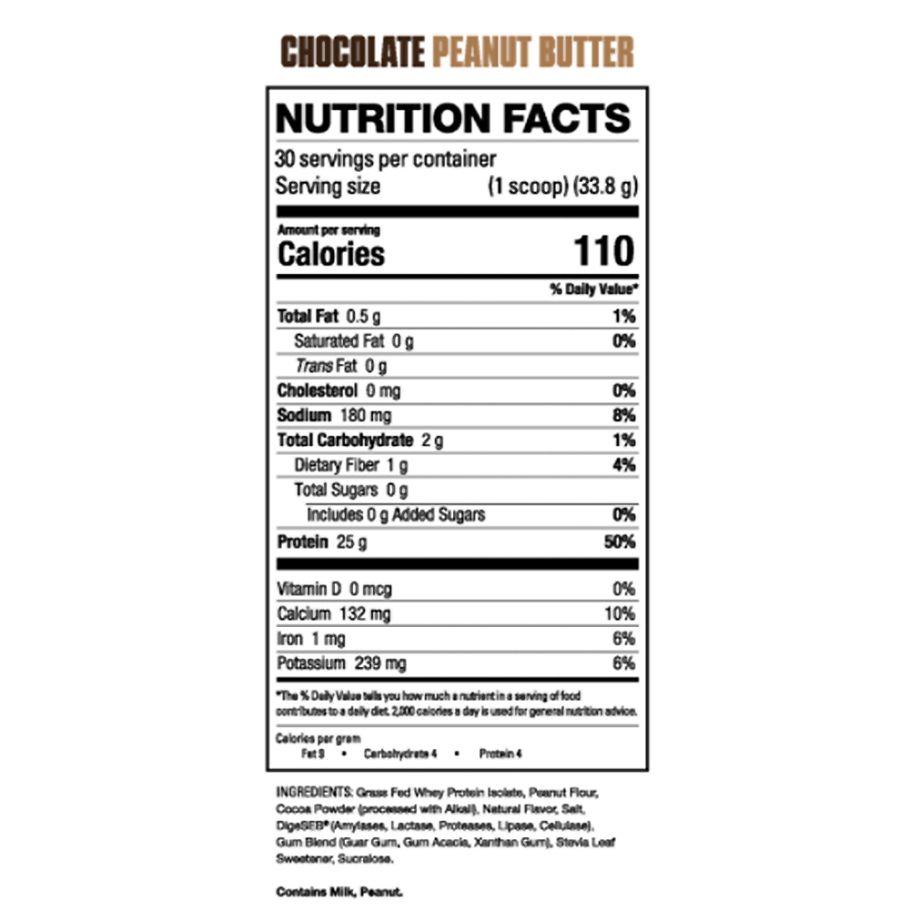 HD Muscle - PRO HD Grass Fed Protein - 2.2lbs
