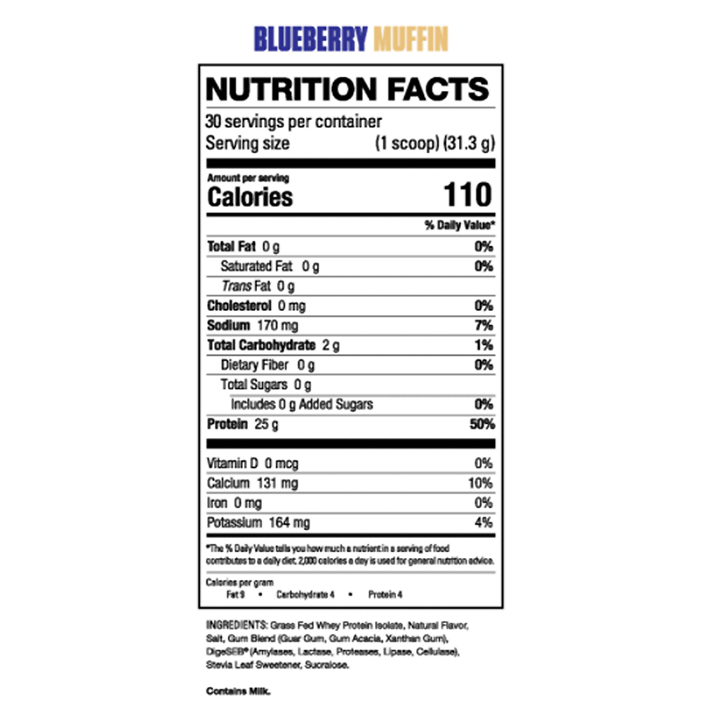 HD Muscle - PRO HD Grass Fed Protein - 2.2lbs