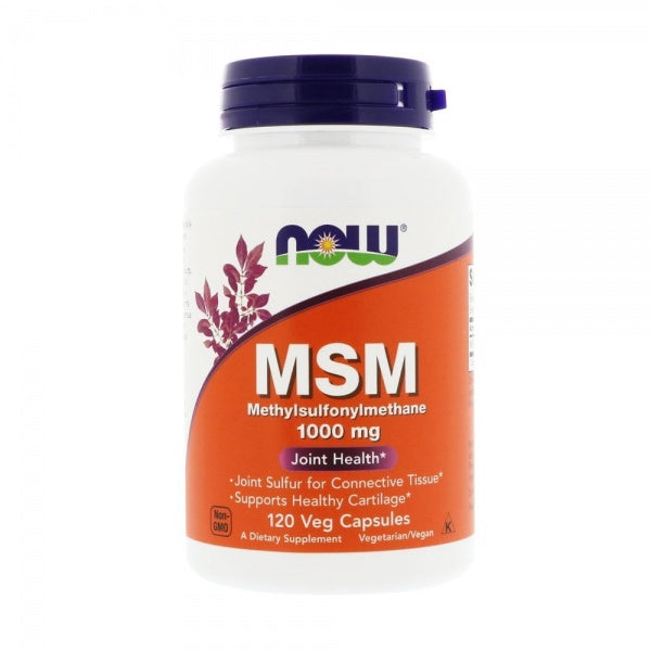 NOW - Vegetarian Glucosamine + MSM - 120 Capsules