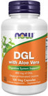 NOW - DGL 400mg with Aloe 100 caps