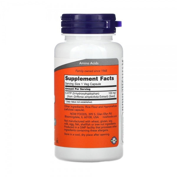 NOW - 5-HTP 100mg 60vcap
