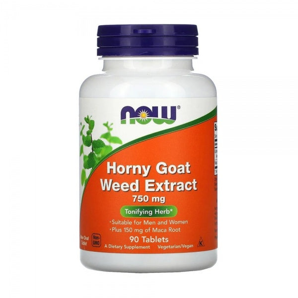 NOW - Horny Goat Weed 750 mg 90tabs