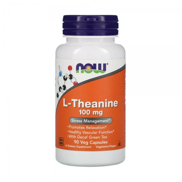 NOW - L-Theanine 200mg - 60 Vcaps