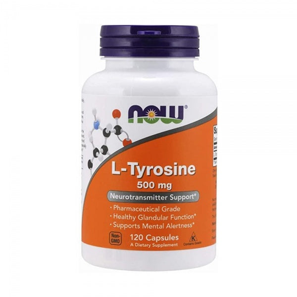 NOW - L-tyrosine 500mg - 120ct