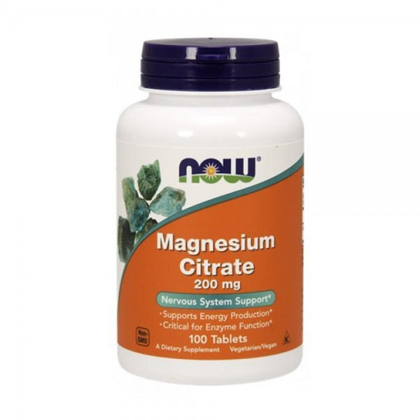 NOW - Magnesium Citrate 200mg 100tab