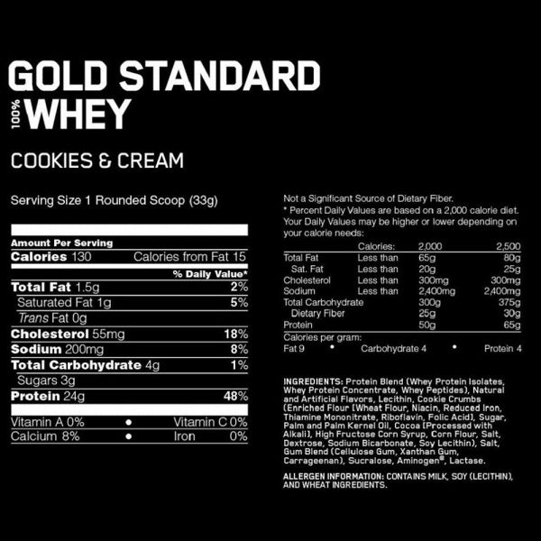 Optimum Nutrition - Gold Standard Whey - 5lbs