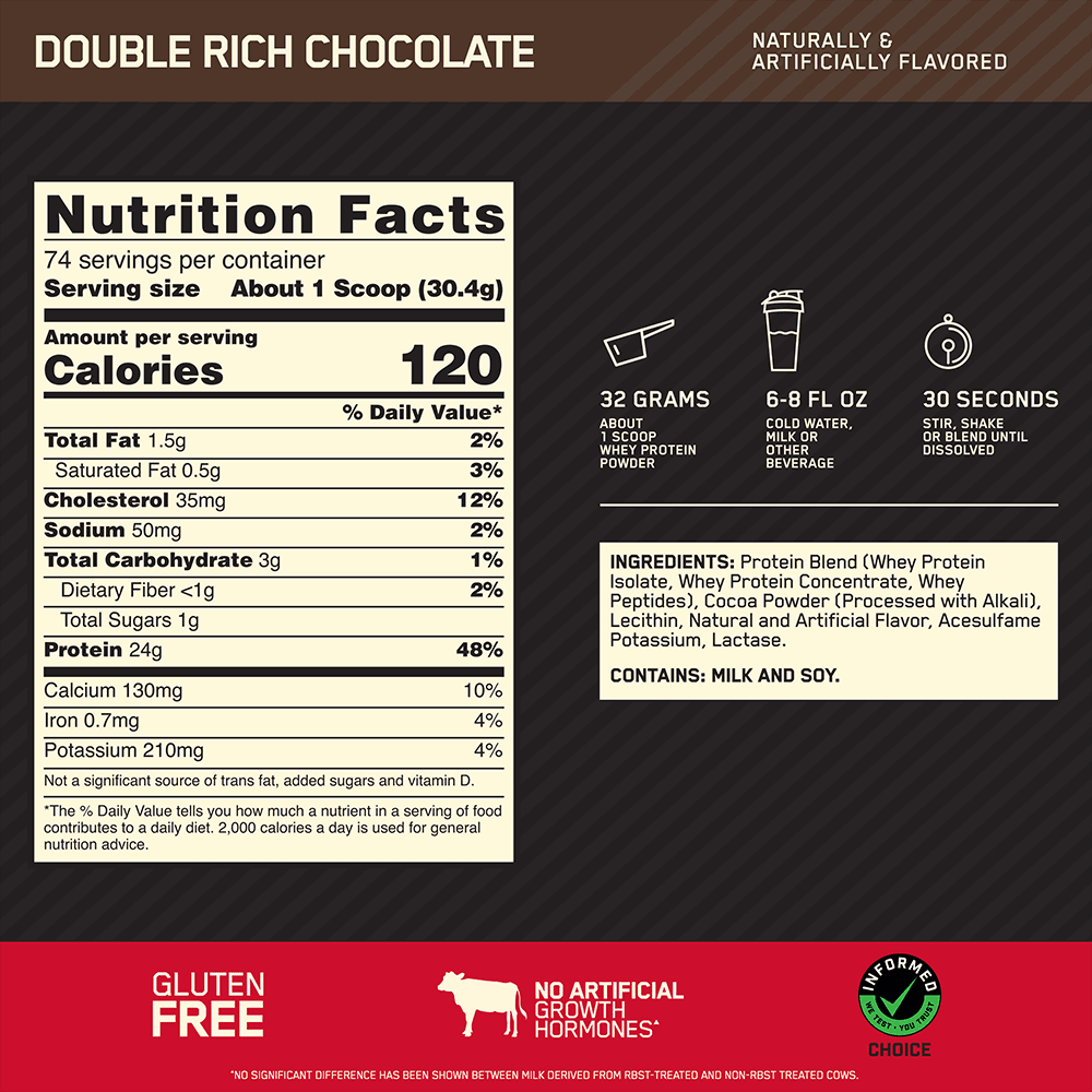Optimum Nutrition - Gold Standard Whey - 5lbs