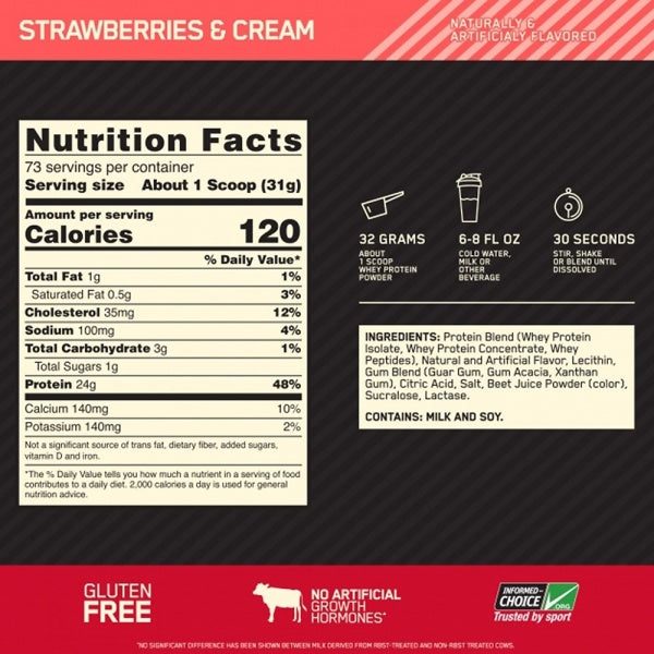 Optimum Nutrition - Gold Standard Whey - 5lbs