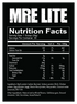 Redcon1 - MRE Lite 870g