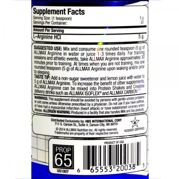 Allmax - Arginine HCI