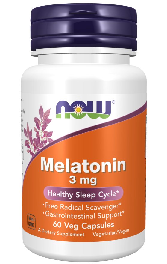 NOW - Melatonin 3mg - 60vcap