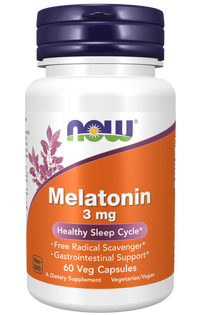 Thumbnail for NOW - Melatonin 3mg - 60vcap