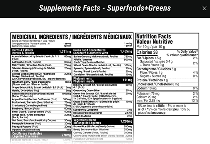Believe Supplements - Superfood + Greens - 30 Servings