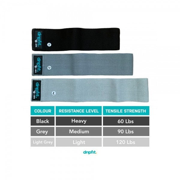 Booty Bands - Cloth Resistance Bands (3-Pack)