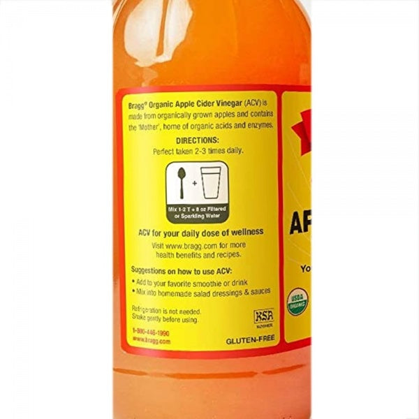 Braggs- Apple Cider Vinegar (Glass Bottle)