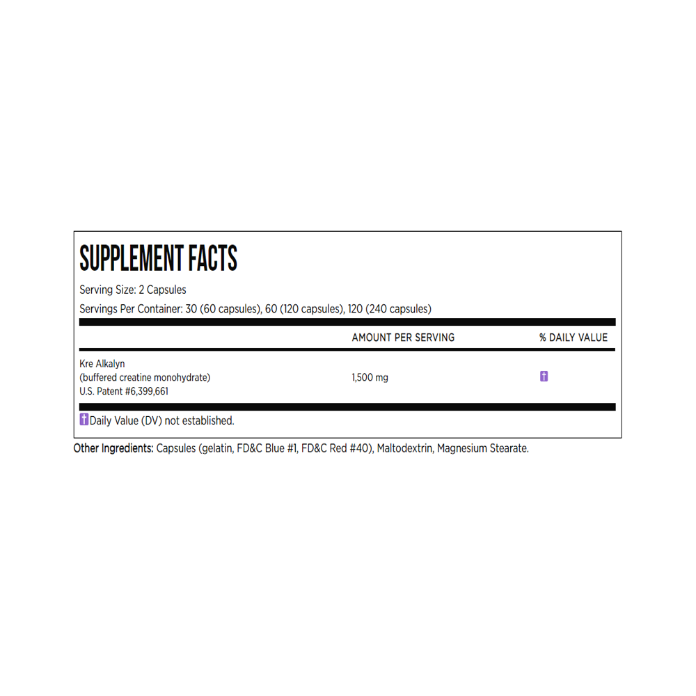 EFX - Kre-Alkalyn Capsules