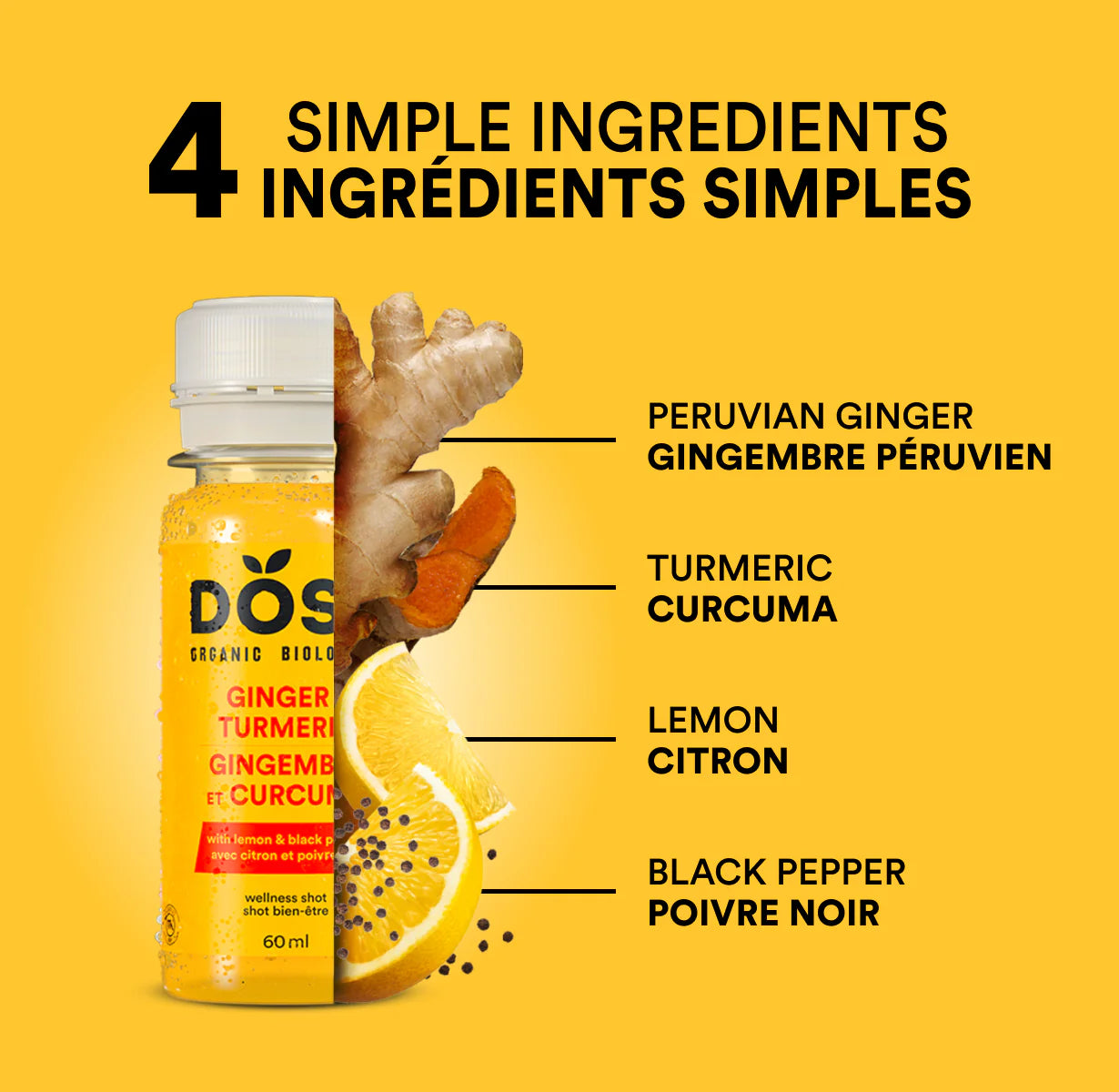 DOSE - Ginger & Turmeric Shot 60ml