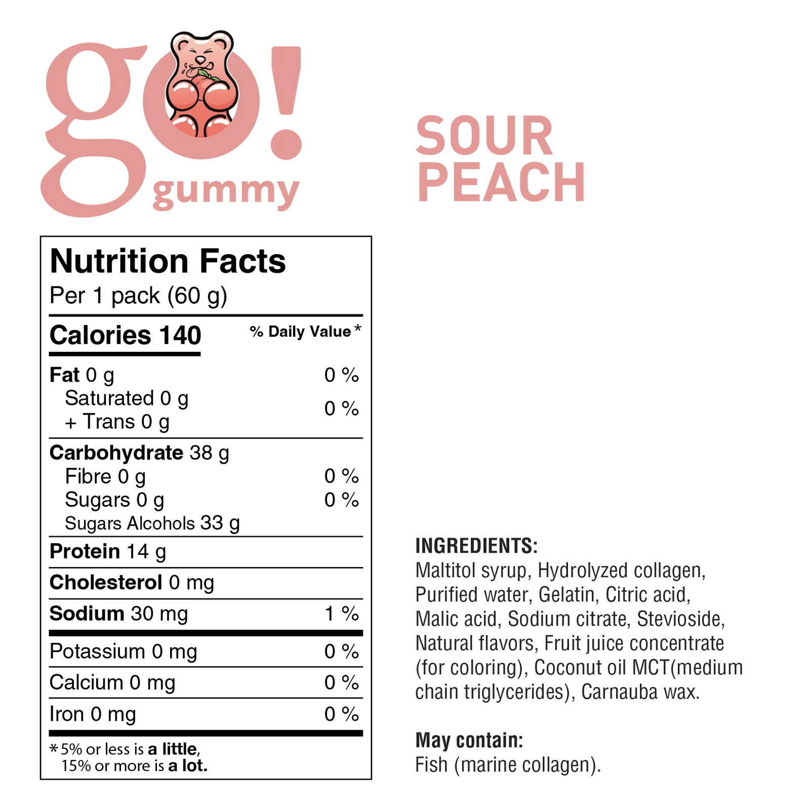 Go Nutrition - Go Gummy Protein