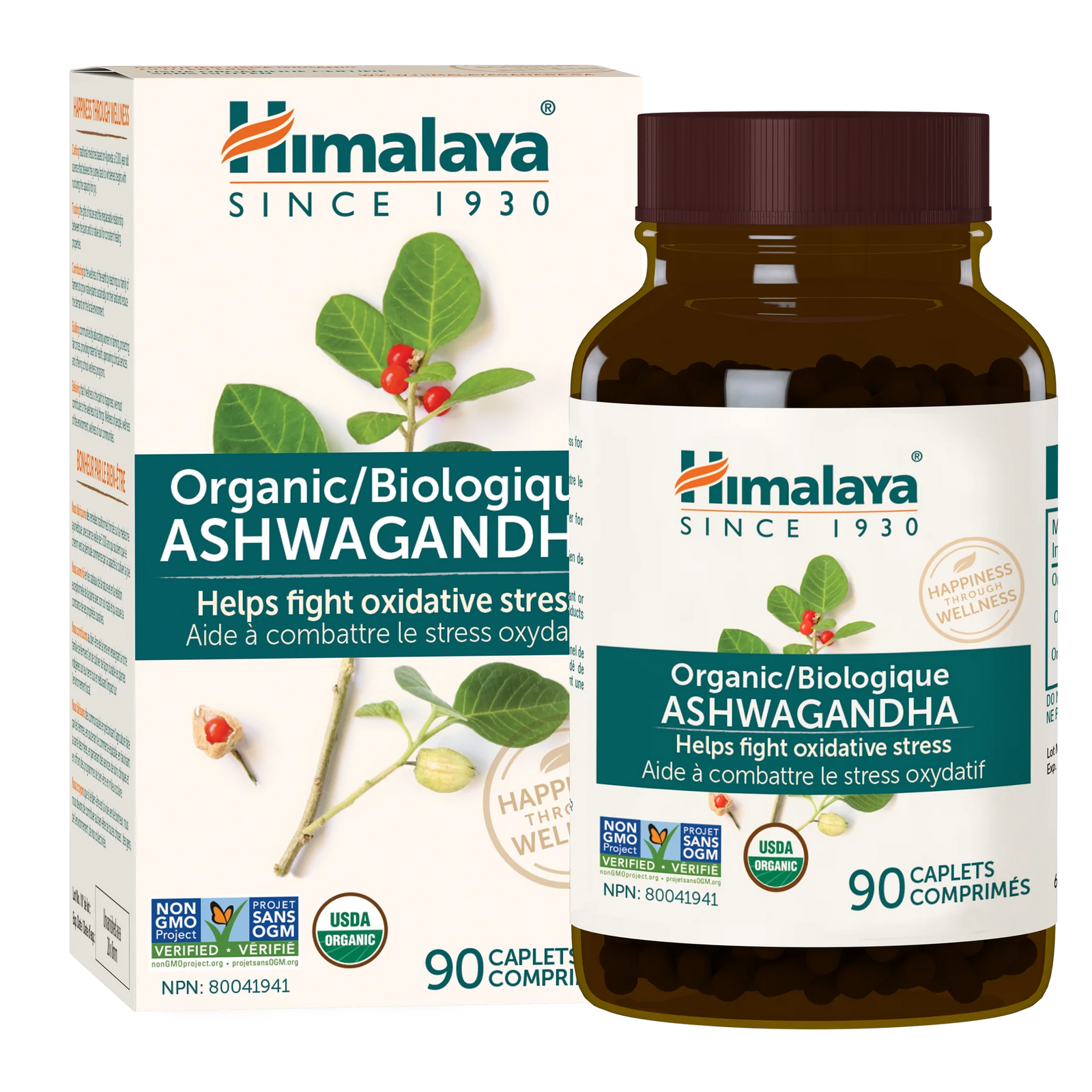 HImalaya - Organic Ashwagandha 90 Caplets