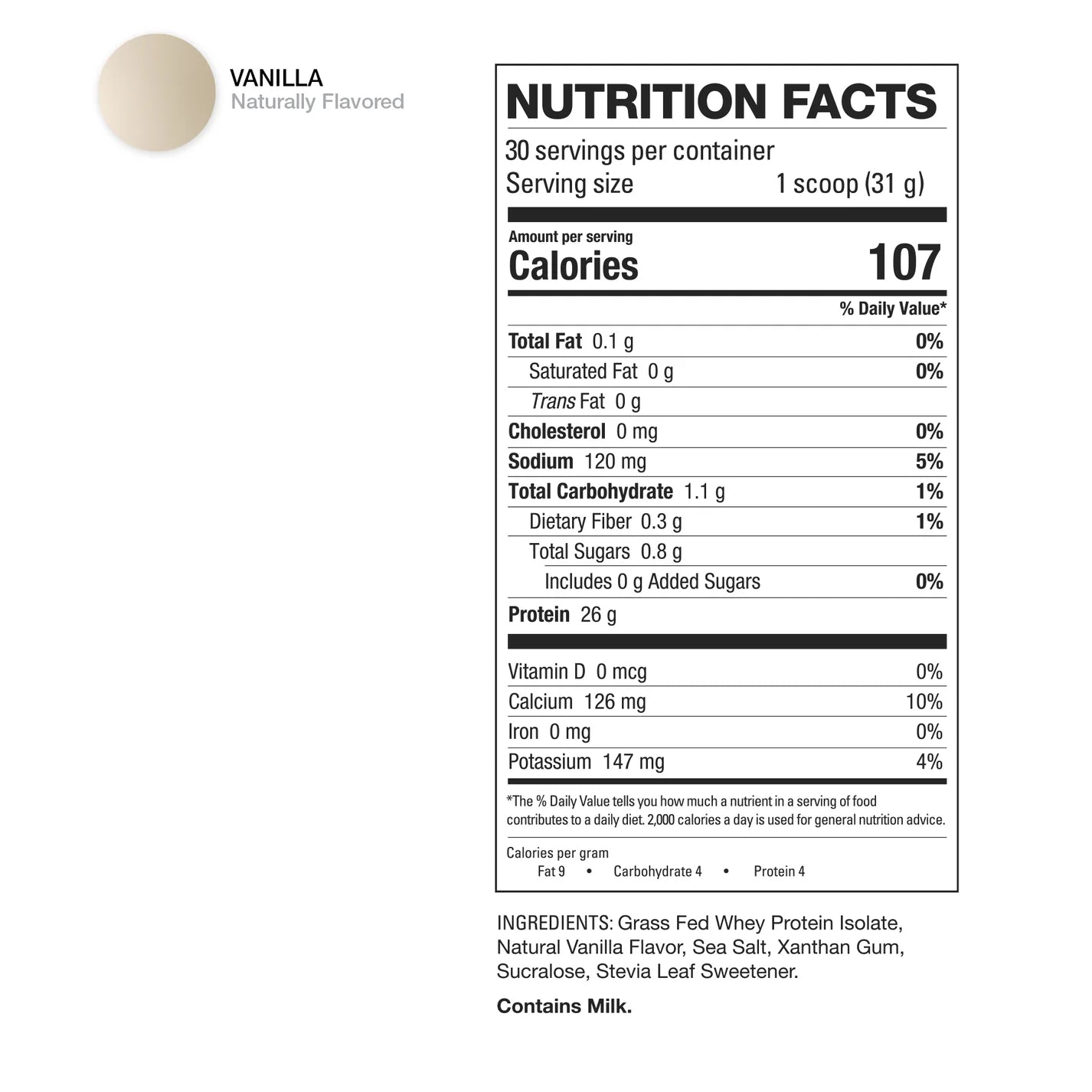 HD Muscle - PRO HD Grass Fed Protein - 2.2lbs