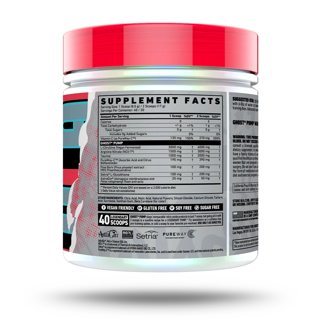 Ghost Lifestyle - PUMP - 40 Servings