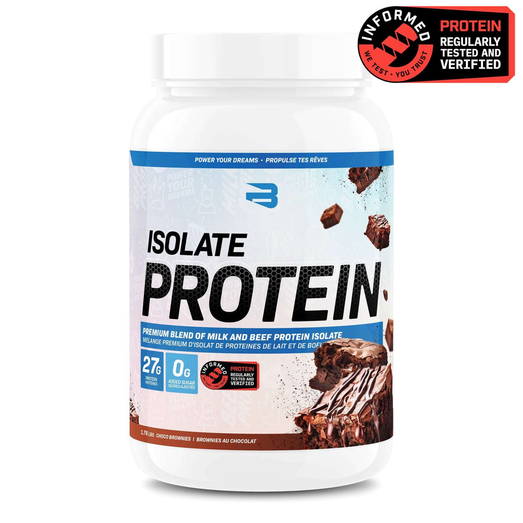 Believe Supplements Beef and Milk Isolate Protein