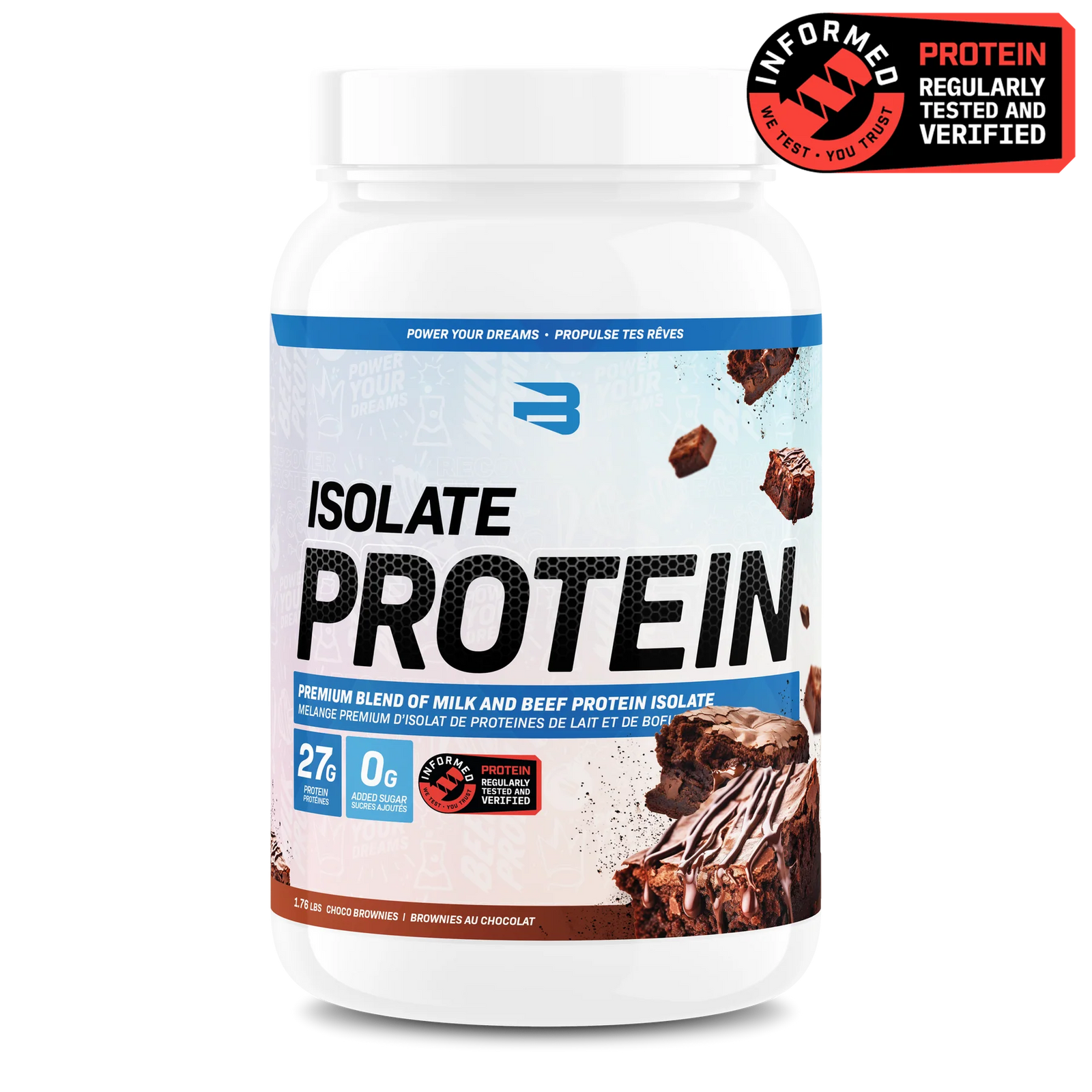 Believe Supplements Beef and Milk Isolate Protein