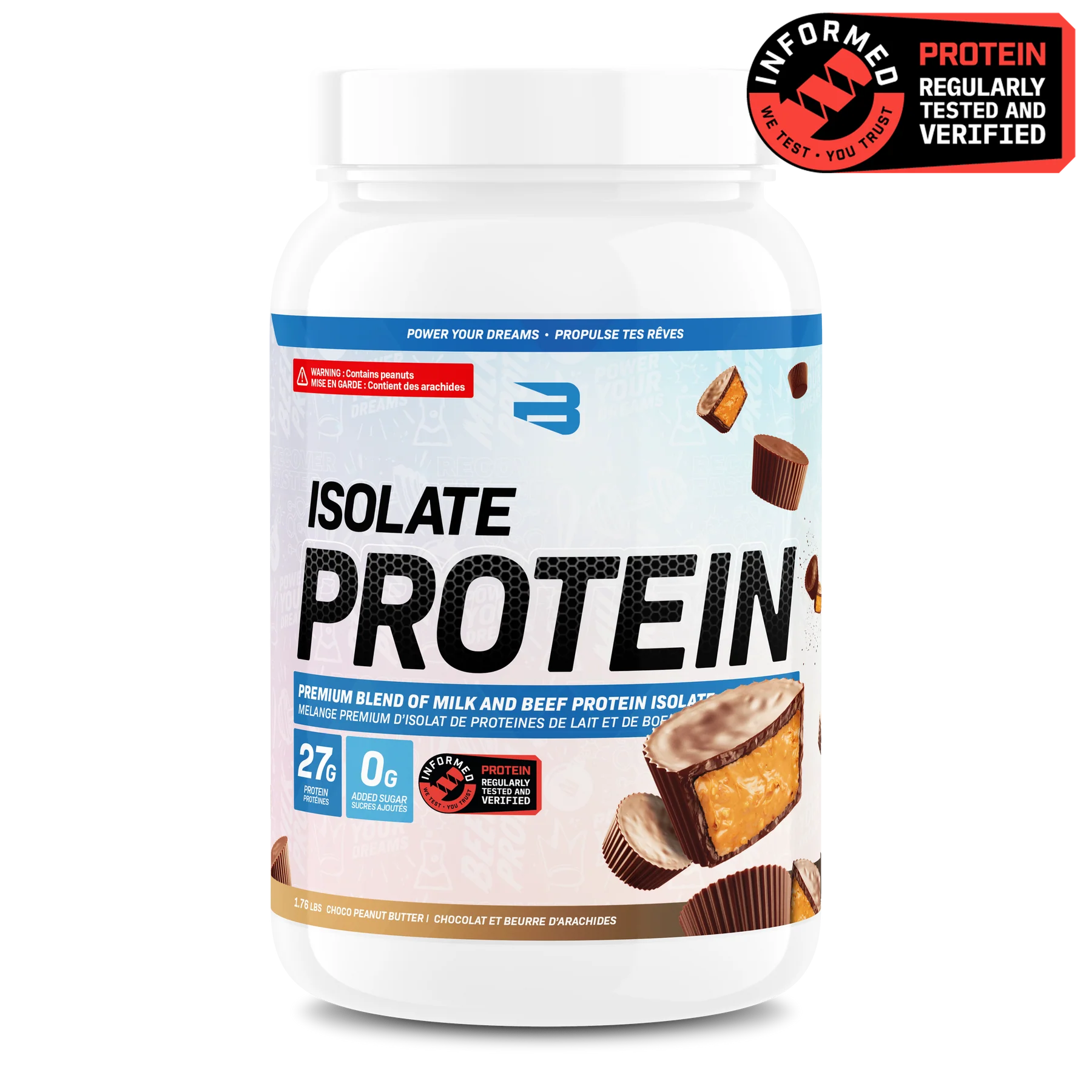 Believe Supplements Beef and Milk Isolate Protein
