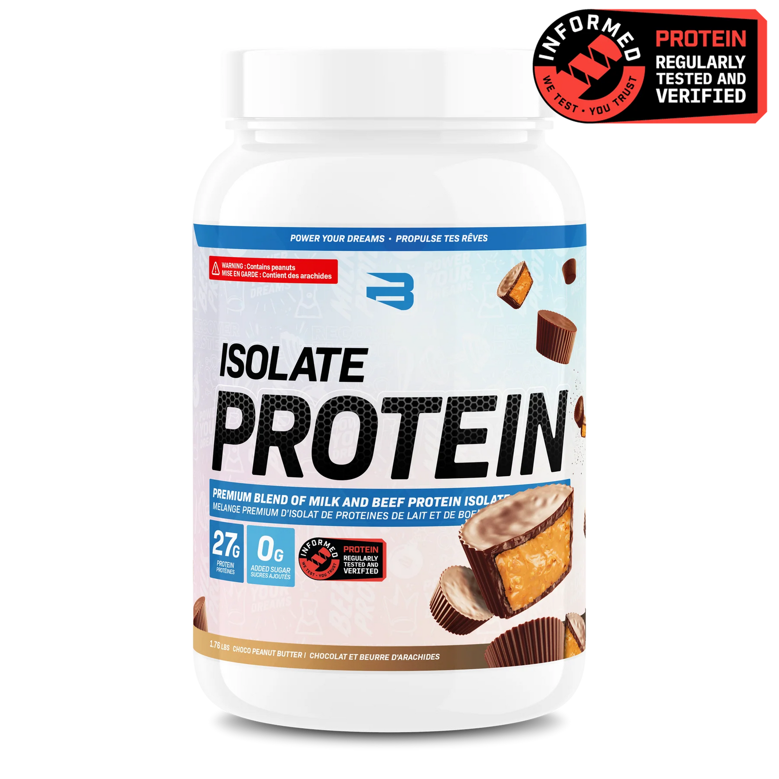 Believe Supplements Beef and Milk Isolate Protein