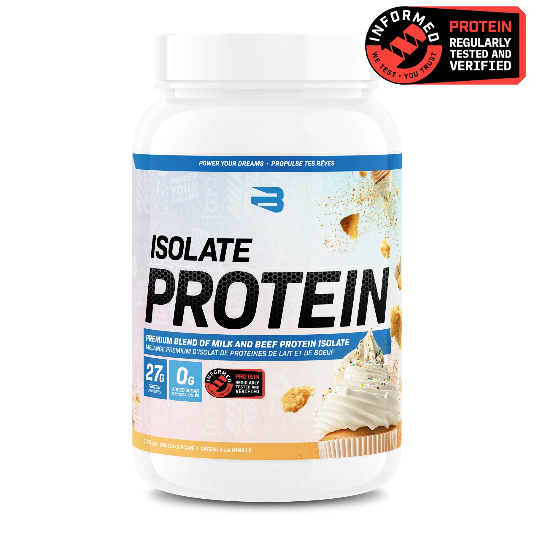 Believe Supplements Beef and Milk Isolate Protein