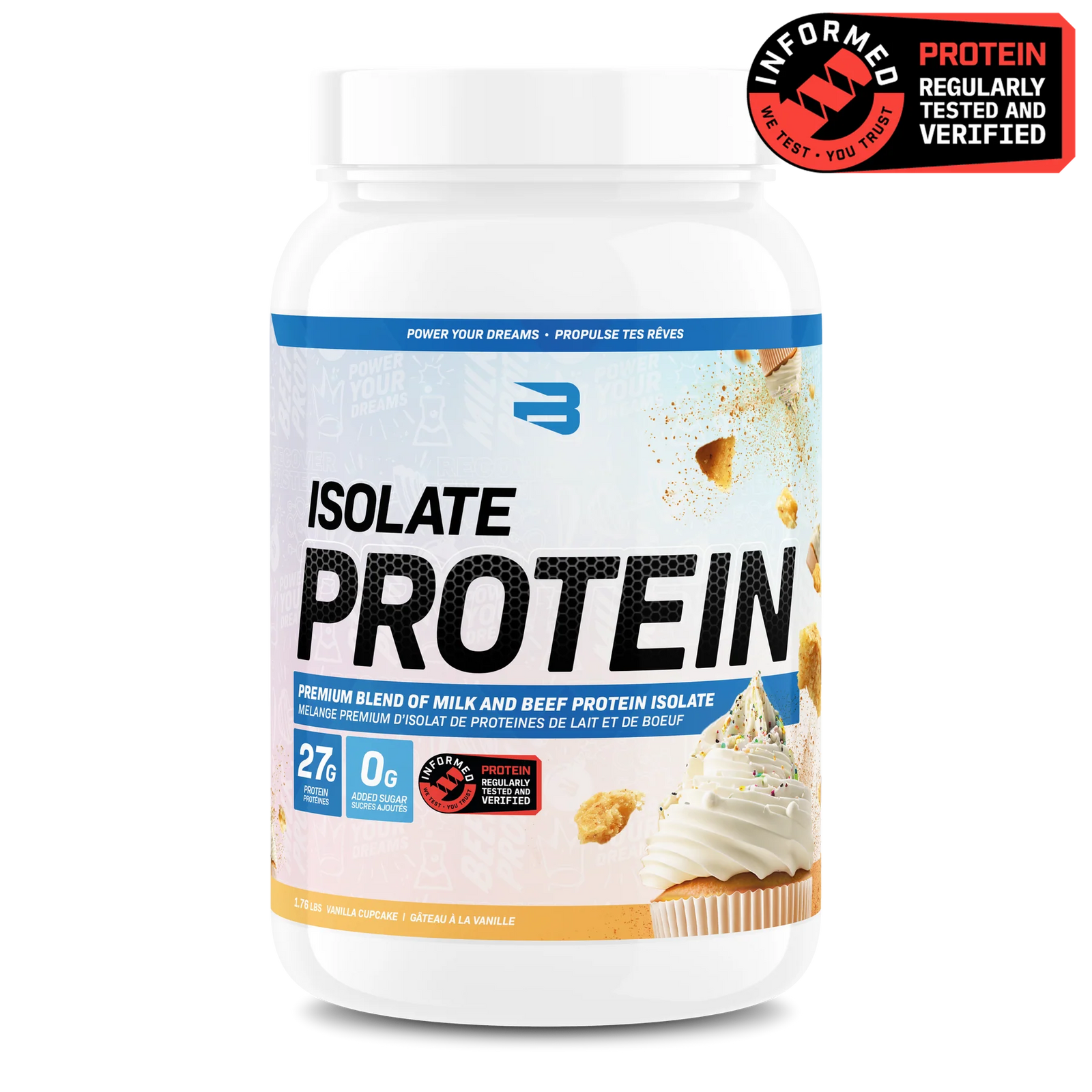 Believe Supplements Beef and Milk Isolate Protein