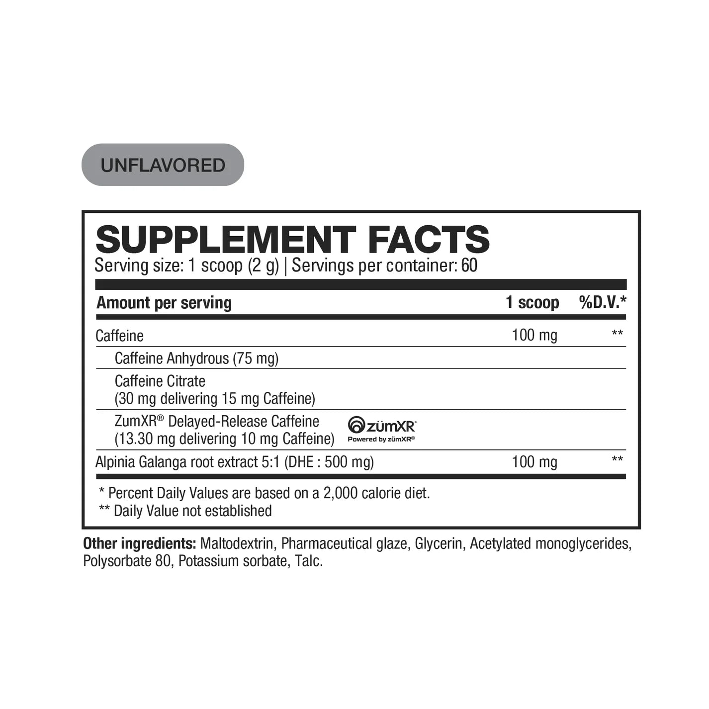 HD Muscle - Stim HD - Unflavoured 60 Servs