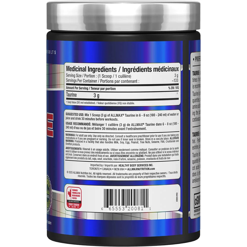 Allmax - Taurine 400g