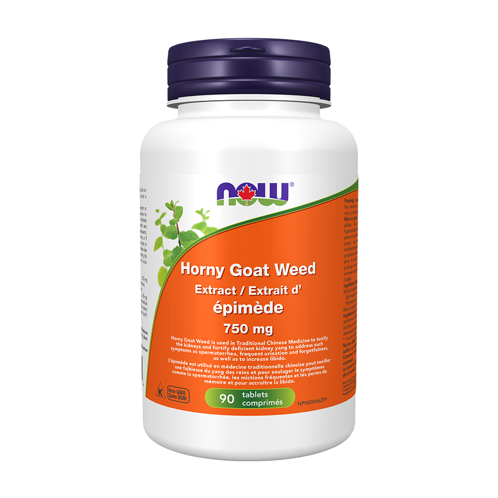 NOW - Horny Goat Weed 750 mg 90tabs
