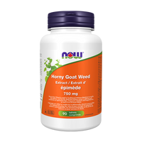 Thumbnail for NOW - Horny Goat Weed 750 mg 90tabs