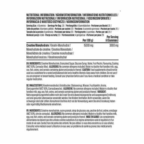 Applied Nutrition - Creatine Gummies - 400g