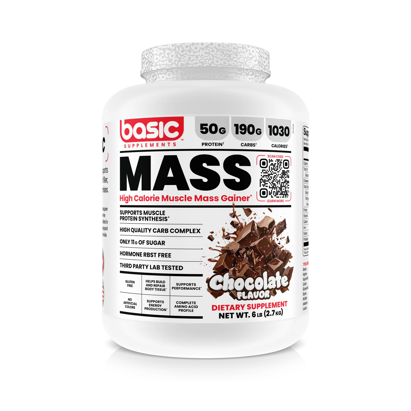 Basic Supplements - Mass Gainer - 6lbs