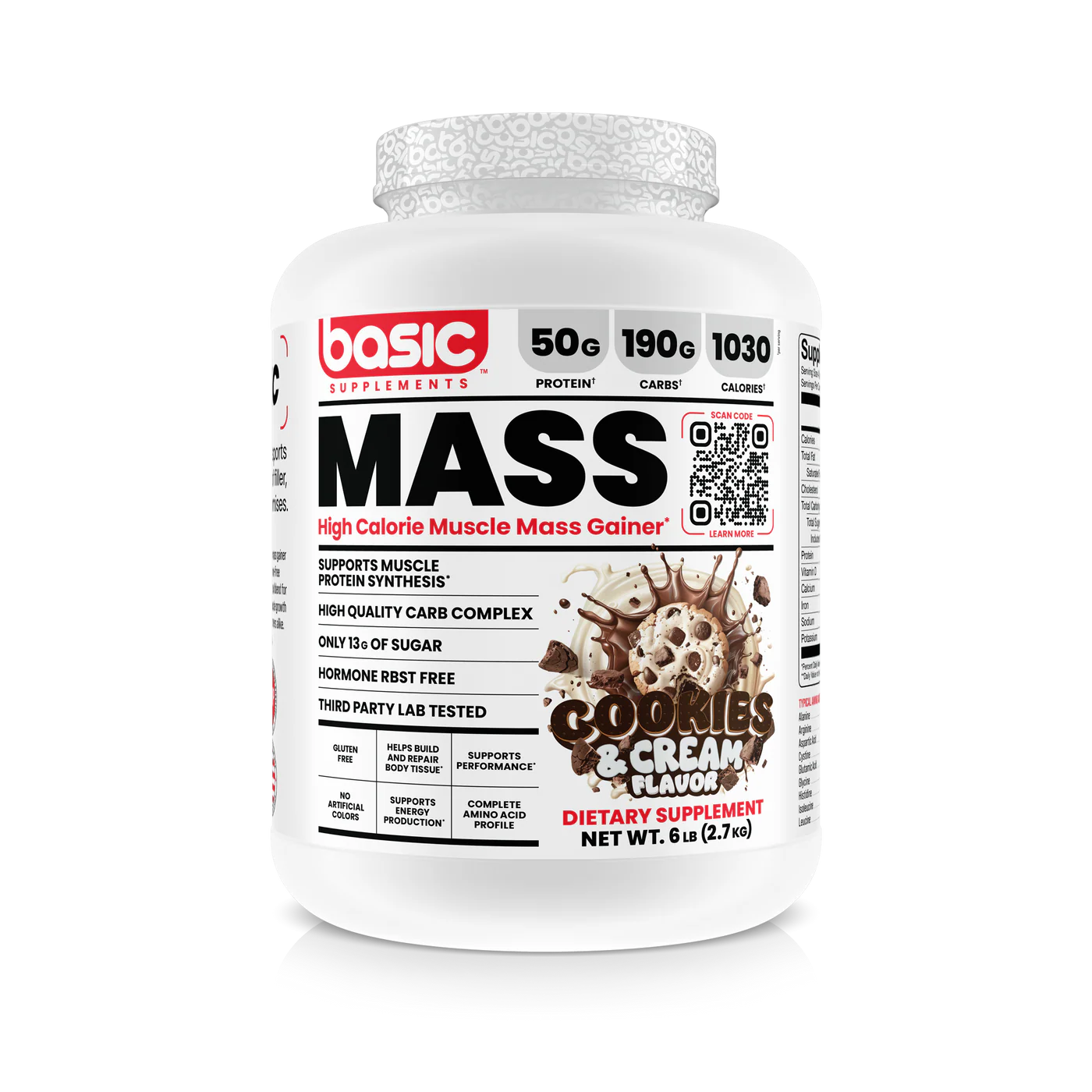 Basic Supplements - Mass Gainer - 6lbs