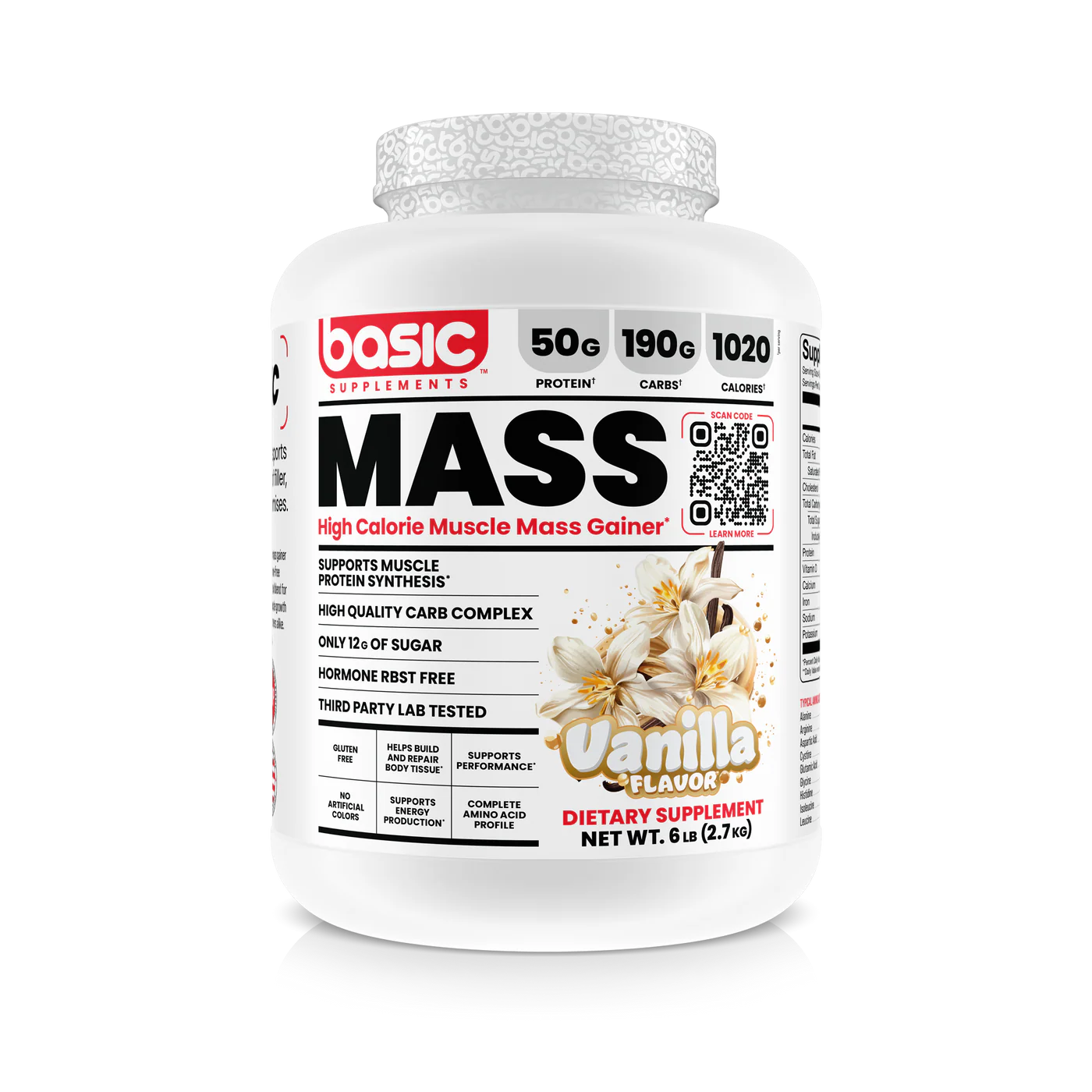 Basic Supplements - Mass Gainer - 6lbs