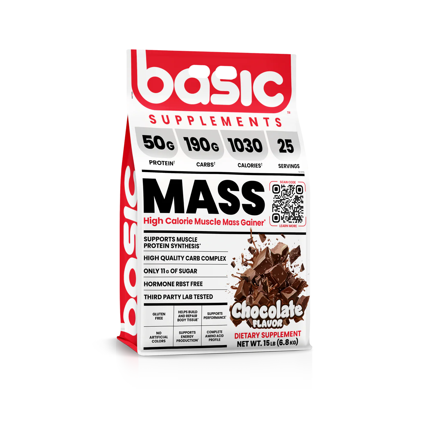 Basic Supplements - Mass Gainer - 15 Lbs