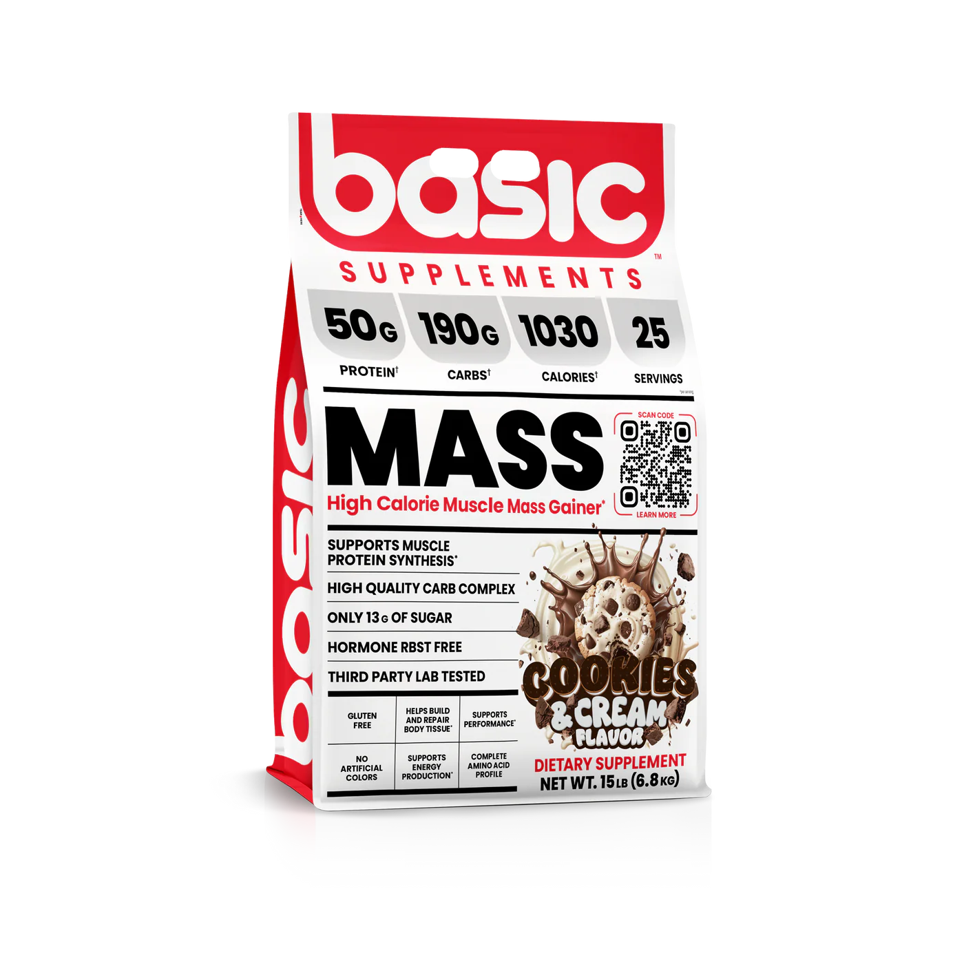 Basic Supplements - Mass Gainer - 15 Lbs