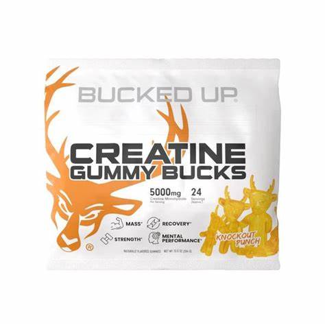 Bucked Up - Creatine Gummy Bucks - 24 servings