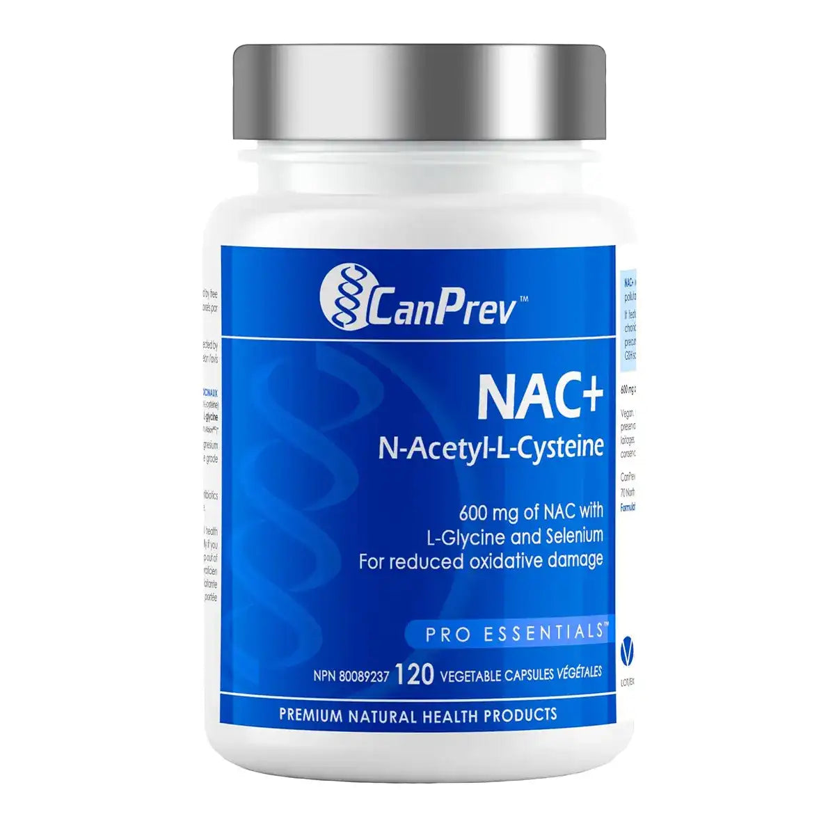 CanPrev - NAC+ 600mg 120veg Caps