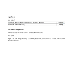 CanPrev - Chromium Nicotinate Glycinate 200mcg 120 veg caps