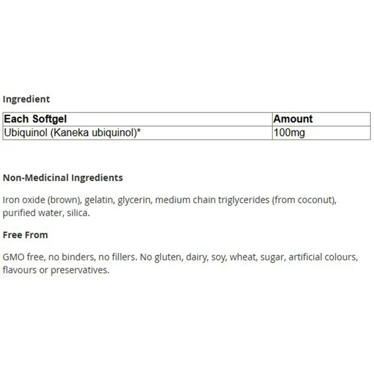 CanPrev - Ubiquinol 100 CoQ10 - 60 softgels